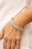 Paparazzi Mega Megawatt - Gold Bracelet