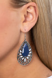 Paparazzi Floral Fairytale - Blue Earring