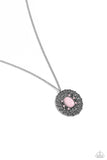 Paparazzi Solar Stunner - Pink Necklace