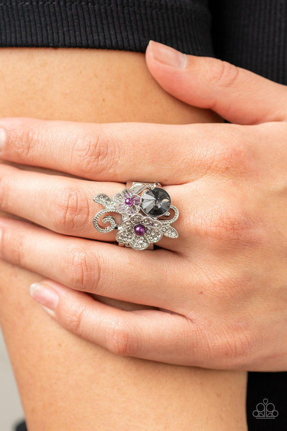Paparazzi Bucketful of Bouquets - Purple Ring