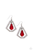 Paparazzi Poshly Photogenic - Red Earring