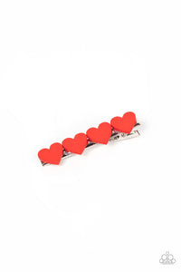 Paparazzi Sending You Love - Red Hair Clip