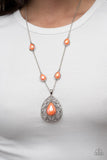 Paparazzi Magical Masquerade - Orange Necklace