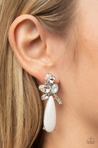 Paparazzi DIY Dazzle - White Earrings