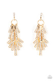 Paparazzi Fan of Glam - Gold Earring