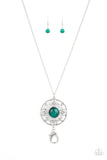 Paparazzi Celestial Compass - Green Necklace