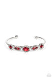 Paparazzi Simmer on GLOW - Red Bracelet