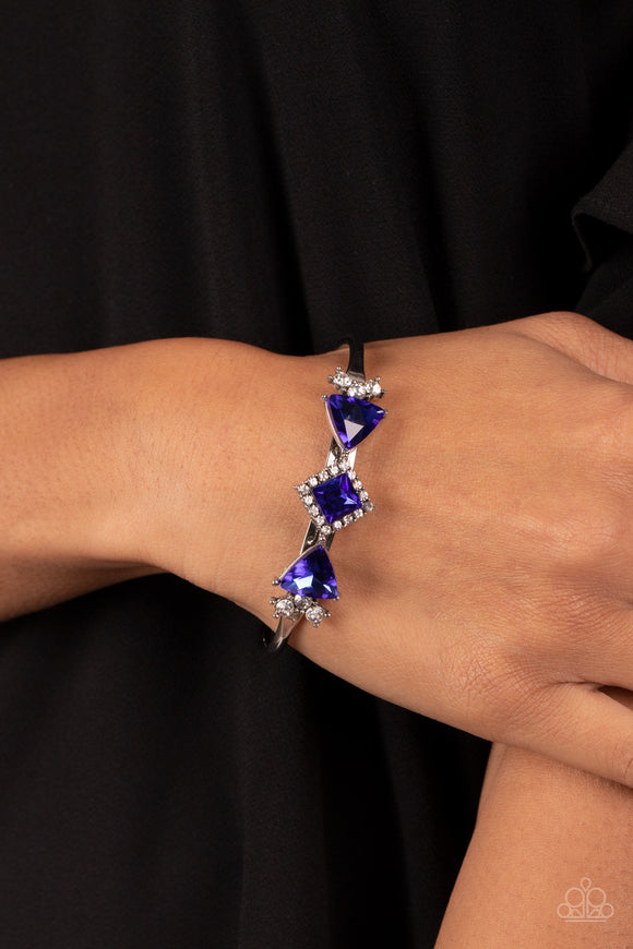 Paparazzi Strategic Sparkle - Blue Bracelet