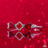 Paparazzi Strategic Sparkle - Red Bracelet