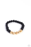 Paparazzi METALHEAD in the Clouds - Gold Bracelet
