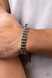 Paparazzi A True BEAD-liever - Black Bracelet