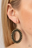 Paparazzi Homestead Hideaway - Brass Earring