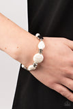 Paparazzi Mesa Vista - White Bracelet