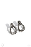Paparazzi Roping Rodeo - Silver CLIP Earring