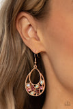 Paparazzi Regal Recreation - Rose Gold Earring