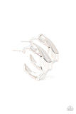 Paparazzi Cutting Edge Couture - Silver Earring