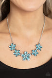 Paparazzi Garden Daydream - Blue Necklace