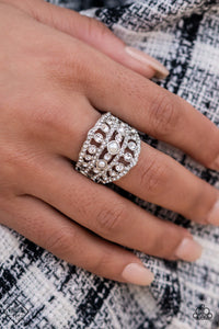 Paparazzi Sailboat Bling - White Ring