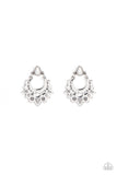 Paparazzi Earthy Zeal - White Earrings