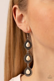Paparazzi Desertscape Dweller - White Earrings