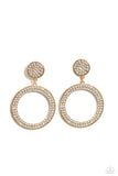 Paparazzi GLOW You Away - Gold Earring