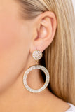 Paparazzi GLOW You Away - Gold Earring