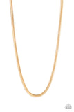 Paparazzi Downtown Defender - Gold Necklace