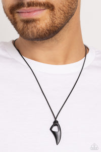 Paparazzi Summer Shark - Black Necklace