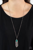 Paparazzi Pure QUILL-Power - Green Necklace