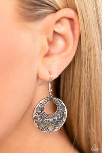 Paparazzi Western Beau - Silver Earring