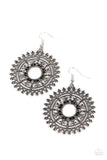 Paparazzi Revel in Radiance - Black Earring