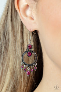 Paparazzi Palace Politics - Pink Earring