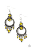 Paparazzi Palace Politics - Yellow Earring