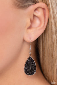 Paparazzi Rural Replica - Black Earring