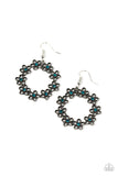 Paparazzi Floral Halos - Blue Earring