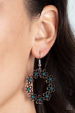 Paparazzi Floral Halos - Blue Earring