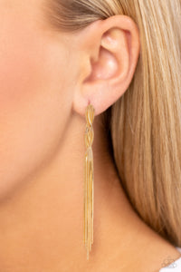 Paparazzi Ropin Rodeo Queen - Gold Earring