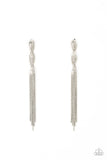 Paparazzi Ropin Rodeo Queen - Silver Earring