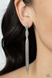 Paparazzi Ropin Rodeo Queen - Silver Earring