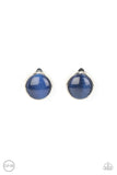 Paparazzi Cool Pools - Blue CLIP Earring