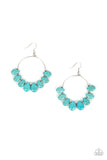 Paparazzi Canyon Quarry - Blue Earrings