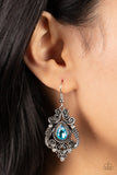 Paparazzi Palace Perfection - Blue Earrings