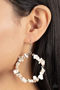 Paparazzi Mineral Mantra - White Earring