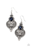 Paparazzi Castle Chateau - Blue Earring