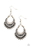 Paparazzi Lunar Luxury - Black Earring