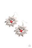 Paparazzi Pinwheel Prairies - Red Earring