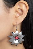 Paparazzi Pinwheel Prairies - Red Earring