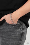 Paparazzi Double Clutch - Silver Bracelet