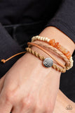 Paparazzi Treetop Trail Guide - Orange Bracelet