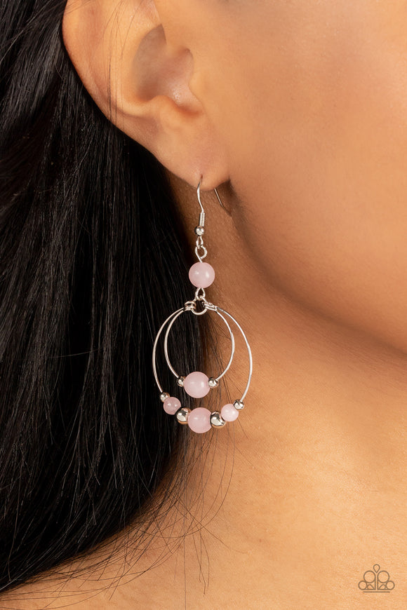 Paparazzi Eco Eden - Pink Earring